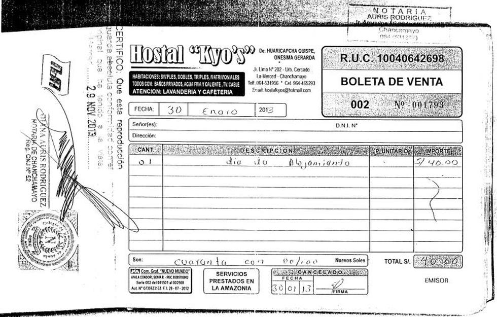 Regidor habría falsificado boletas de viáticos 