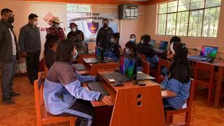 Arequipa: Escolares de Lluta podrán realizar clases interactivas con nuevo centro de cómputo