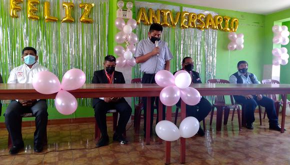 Ceremonia por el 40ª aniversario del centro comercial internacional Polvos Rosados. (Foto: Adrian Apaza)