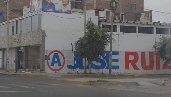 No solicitaron autorización al municipio de Trujillo para colocar su propaganda electoral pese a que ordenanza así lo exige.
