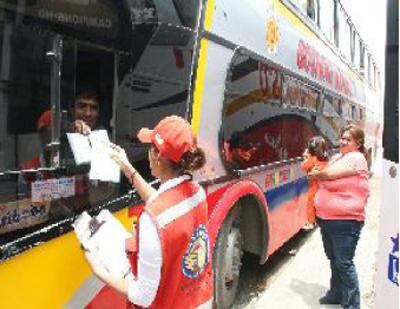 Sutran emitió 50,000 papeletas a buses interprovinciales