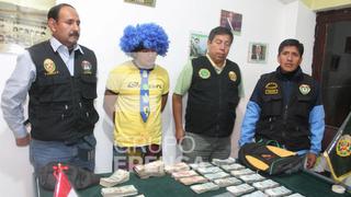 Ayacucho: Capturan a ladrón disfrazado de payaso tras robo a casa de cambio