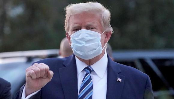 Donald Trump “ya no está considerado en riesgo de transmitir” coronavirus, afirma Sean Conley. (EFE).