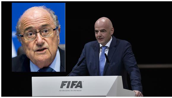 ​Joseph Blatter: "Felicito desde el fondo de mi corazón a Infantino"