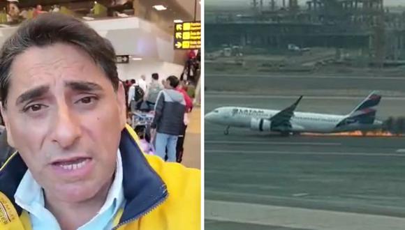 Carlos Álvarez también se encontraba en el aeropuerto al momento del terrible accidente. (Foto: Instagram)