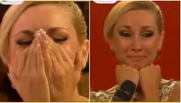 El Gran Show: Belén Estévez rompe en llanto por emotiva sorpresa desde Argentina (VIDEO)