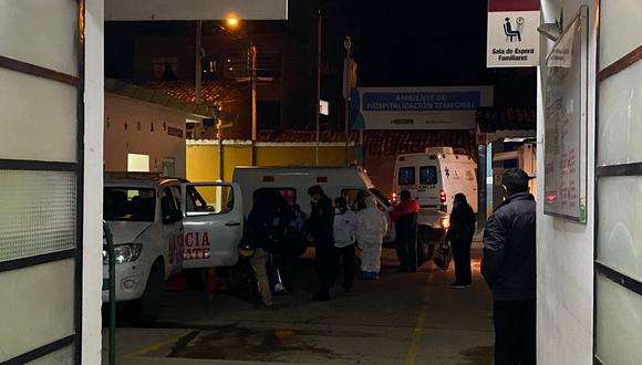 Heridos de accidente de tránsito son atendidos en Área de Emergencia de hospital de Huancavelica.