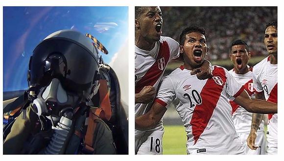 Perú vs. Nueva Zelanda: piloto de combate sorprende con este tierno gesto a selección peruana 