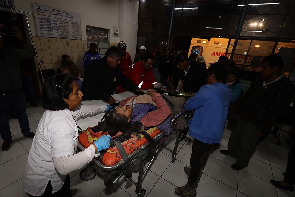 15 fallecidos y 37 heridos dejó el choque de bus y camión en Arequipa (FOTOS)