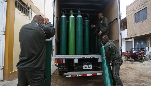 Adquirirán 200 balones de oxígeno para las provincias del ande de La Libertad