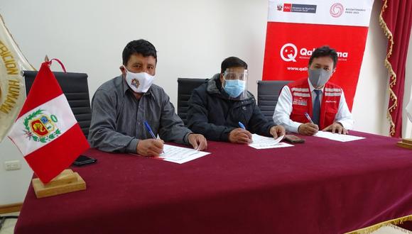 Firma de acta busca optimizar el servicio alimentario en Puno. (Foto: Difusión)