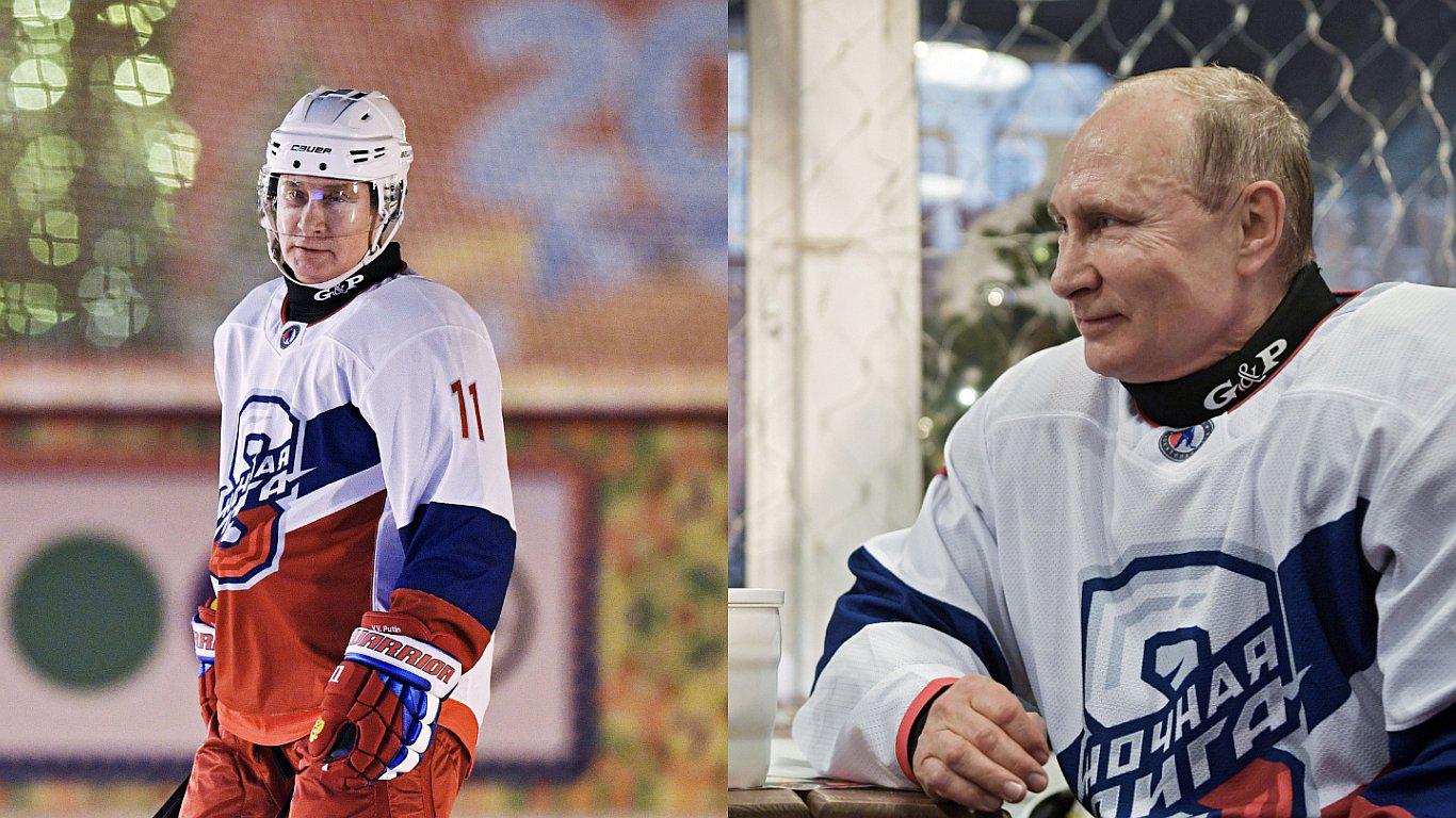 Putin sorprende al despedirse del año viejo jugando al hockey (FOTOS)