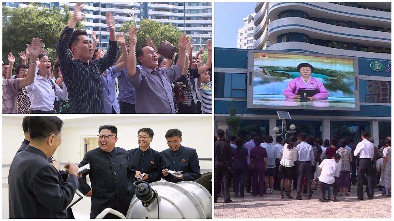 Corea del Norte: Así celebran los norcoreanos el ensayo de su bomba H (VIDEO)