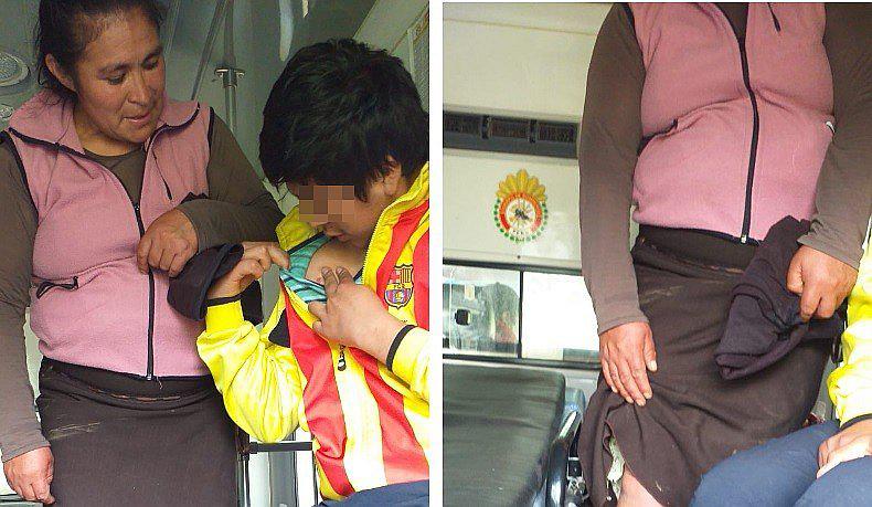 Enjambre de abejas ataca a madre e hijo