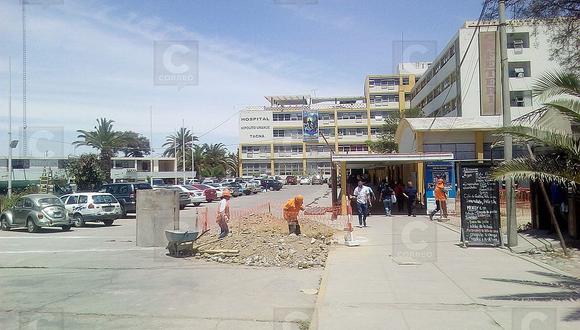 Consorcio cerca las áreas donde ejecutará obras en el hospital Hipólito Unanue