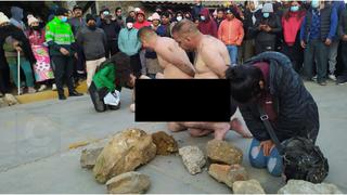 Población golpea y desnudan a mariachis porque se negaron a identificarse en Huancayo