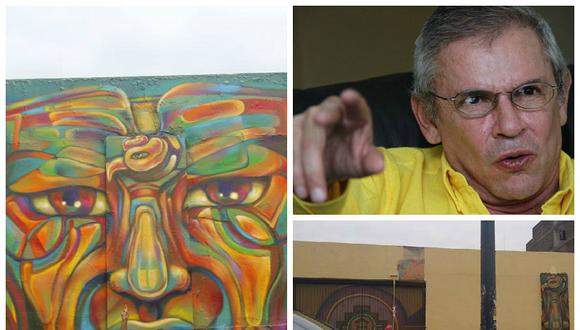 Luis Castañeda sobre murales de Lima: "No van con la historia del Centro Histórico"
