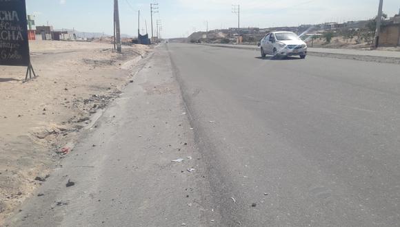 Accidente de tránsito en el sector Autopista Arequipa - La Joya. Foto: Cortesía