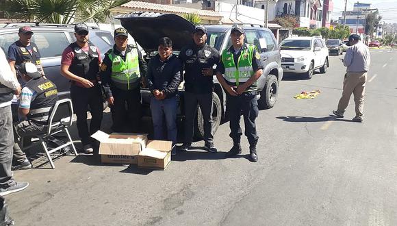 Policías Antidrogas incautan 42 kilos de clorhidrato de cocaína en Arequipa
