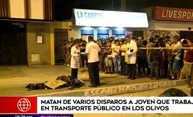 Los Olivos: venezolano es asesinado dentro de restaurante (VIDEO)