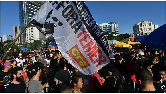 ​Brasil: Miles se reúnen en Sao Paulo para gritar "Fuera Temer"