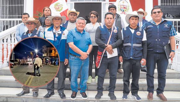 Pablo Haro Quispe, presidente de la Central Única de las Rondas Campesinas, indicó que el gobernador regional de La Libertad les pidió respetar la vida, la propiedad privada y no quemar vehículos.