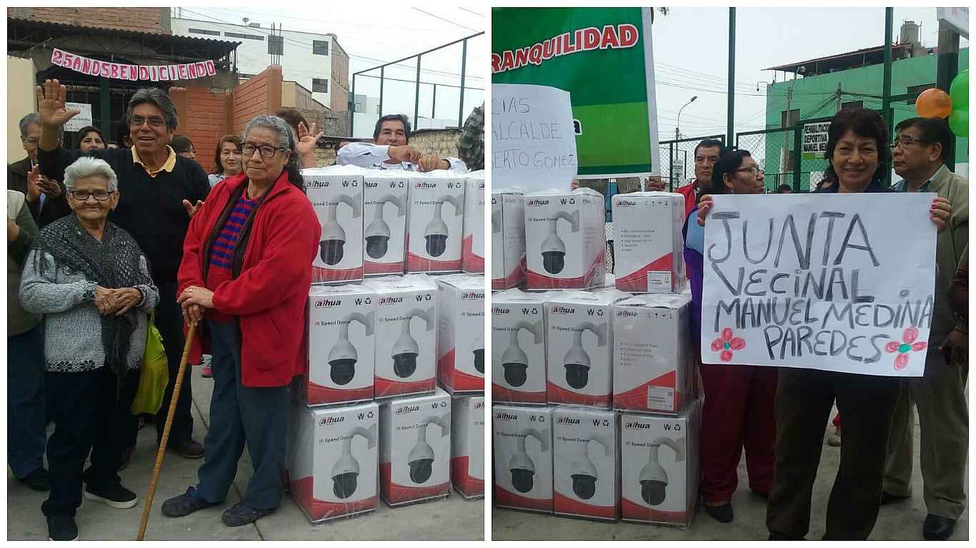 ​Surco instala cámaras de vigilancia en 60 asentamientos humanos 