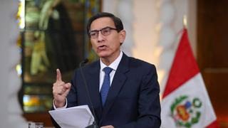 Vizcarra tras negación de voto de confianza: “Conformaré un nuevo gabinete en plazo que determine la ley”