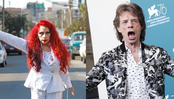 Monique Pardo pide ayuda al vocalista de los Rolling Stones, Mick Jagger tras su caída en el set de Gisela Valcárcel.