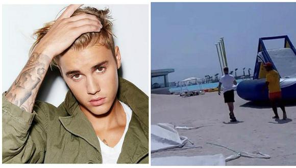 ​Justin Bieber visitó el balneario de Asia tras su llegada a Lima [VIDEO]