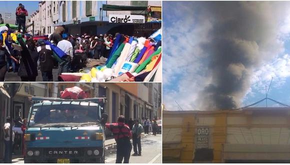 Confirman que incendio en Arequipa fue ocasionado por un balón de gas (VIDEO)