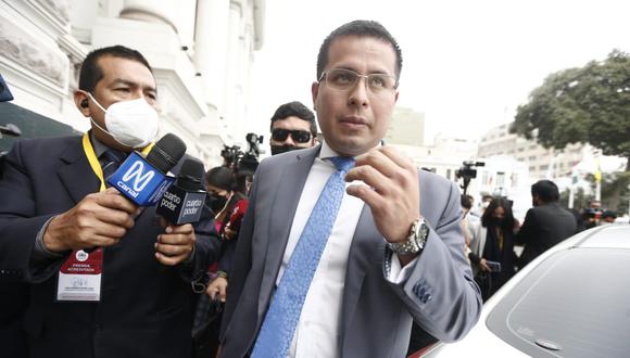 Benji Espinoza, abogado de Pedro Castillo, aseguró que no se puede investigar al jefe de Estado. (Foto: archivo GEC)