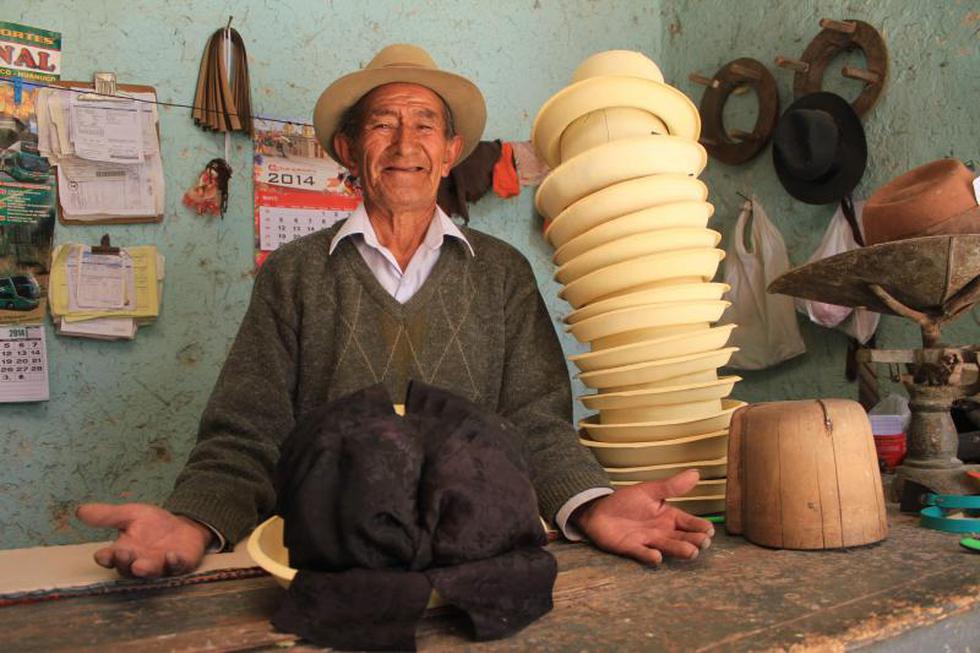 Cornelio Acevedo es el ultimo sombrerero de Sicaya (FOTOS)