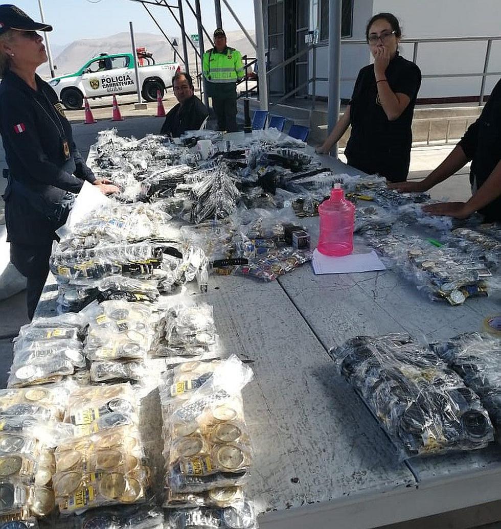 Encuentran relojes de contrabando por S/ 50,000 en "caletas" de auto que circulaba por la vía Costanera