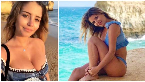 Flavia Laos sorprende en Instagram con 'topless' en playa de Portugal (FOTOS)