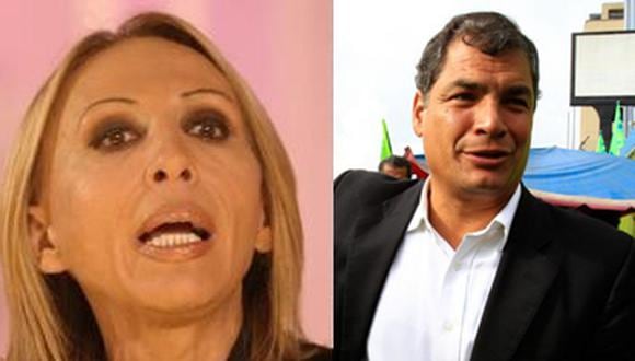 Laura Bozzo a Rafael Correa: "Machista e infeliz"