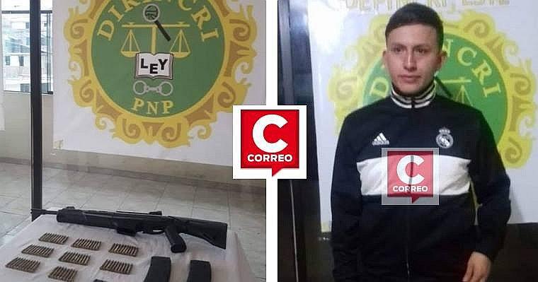 "Gringasho" cae nuevamente en Trujillo con armas de fuego  (FOTO Y VIDEO) 