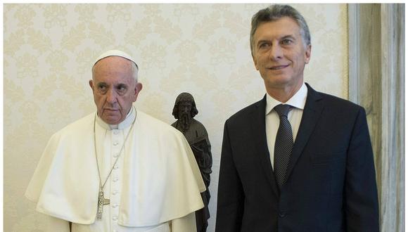 ​Papa Francisco recibirá en audiencia a Mauricio Macri el 15 de octubre