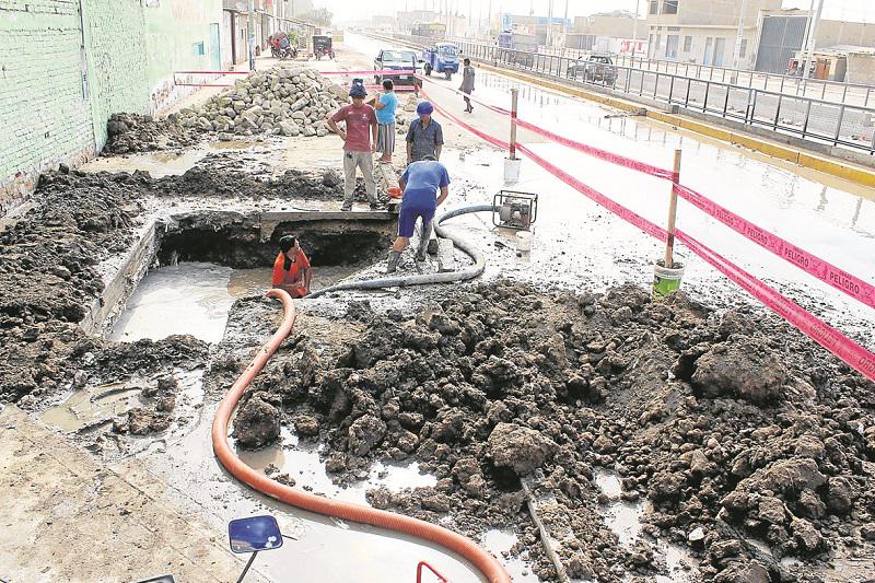 Gobierno regional deja sin agua a distrito de José Leonardo Ortiz