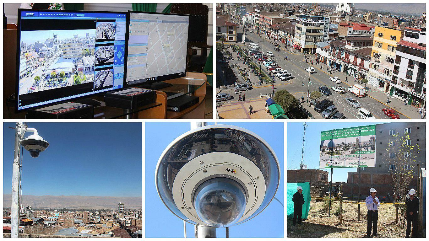 Huancayo: instalarán 50 cámaras de seguridad y construirán central de monitoreo