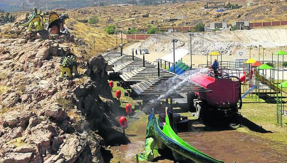 Arequipa: Calentamiento obliga a duplicar el riego y a usar más agua en parques