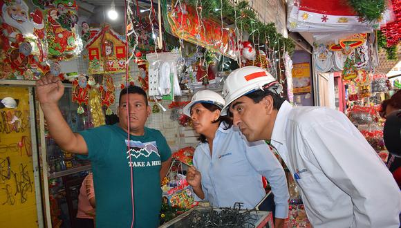 Detectan riesgo eléctrico en mercados de Trujillo 