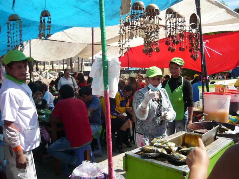 'El juane', de la selva su comida 