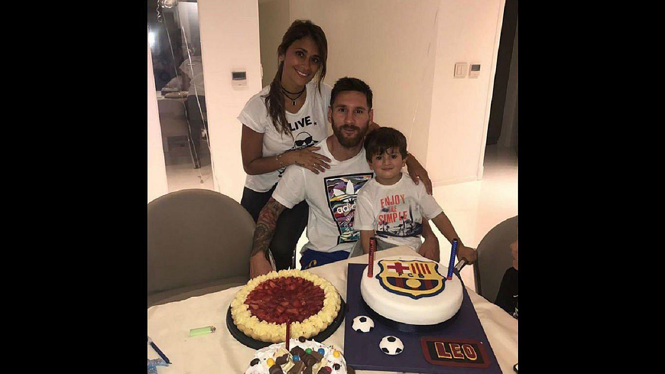 Lionel Messi festejó su cumpleaños 30 de forma muy íntima