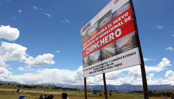 El aeropuerto de Chinchero permitirá descongestionar el flujo de pasajeros que llega y sale del Perú con destino a Cusco, señaló el titular del MTC. (Foto: Andina)