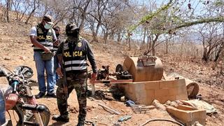 Piura: Intervienen y destruyen cuatro minas de extracción ilegal de oro