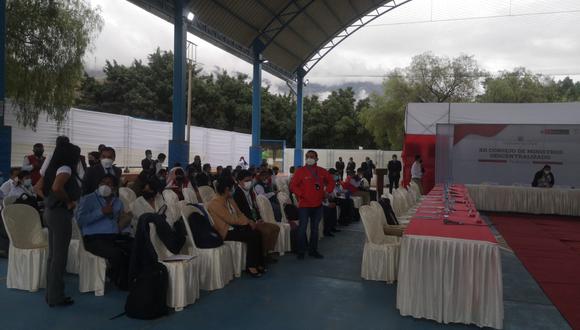 Sesión de Consejo de Minstros en Huánuco/ Foto: Correo