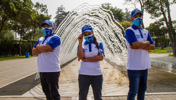 En la iniciativa, que cuenta con el apoyo de la Policía Nacional del Perú, participan tres educadores viales de la comuna limeña.