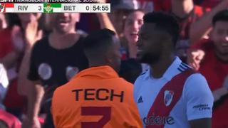 River Plate vs. Real Betis: Miguel Borja anotó el 3-0 a favor del equipo argentino