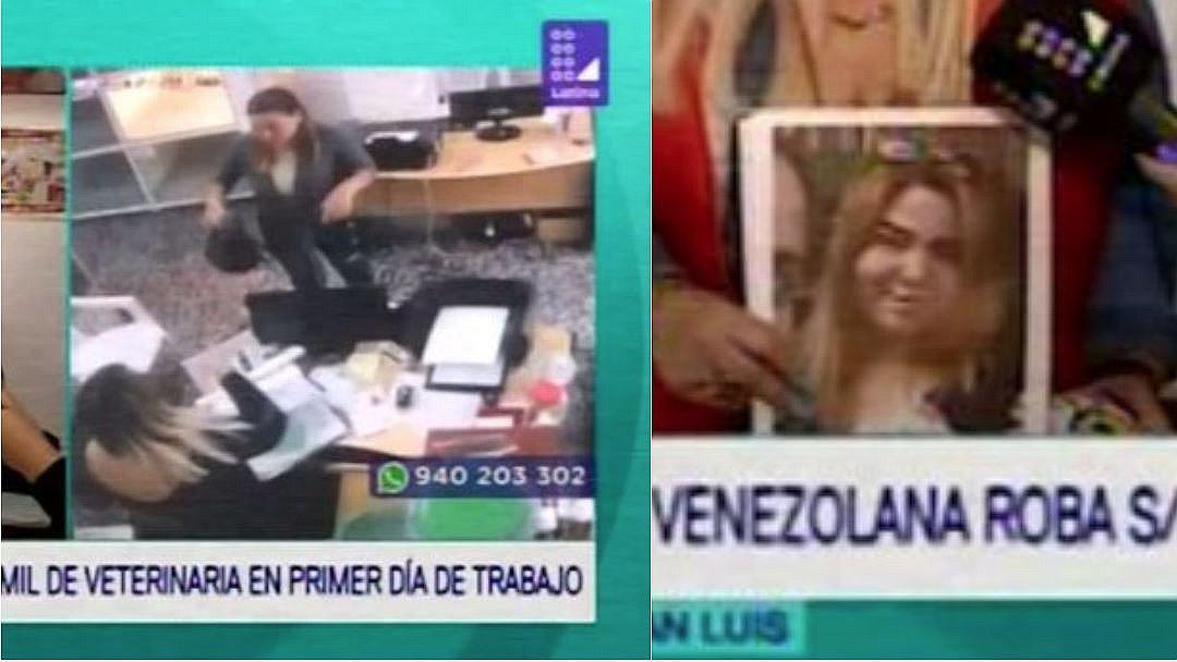 Venezolana robó S/18 mil en veterinaria durante su primer día de trabajo (VIDEO)